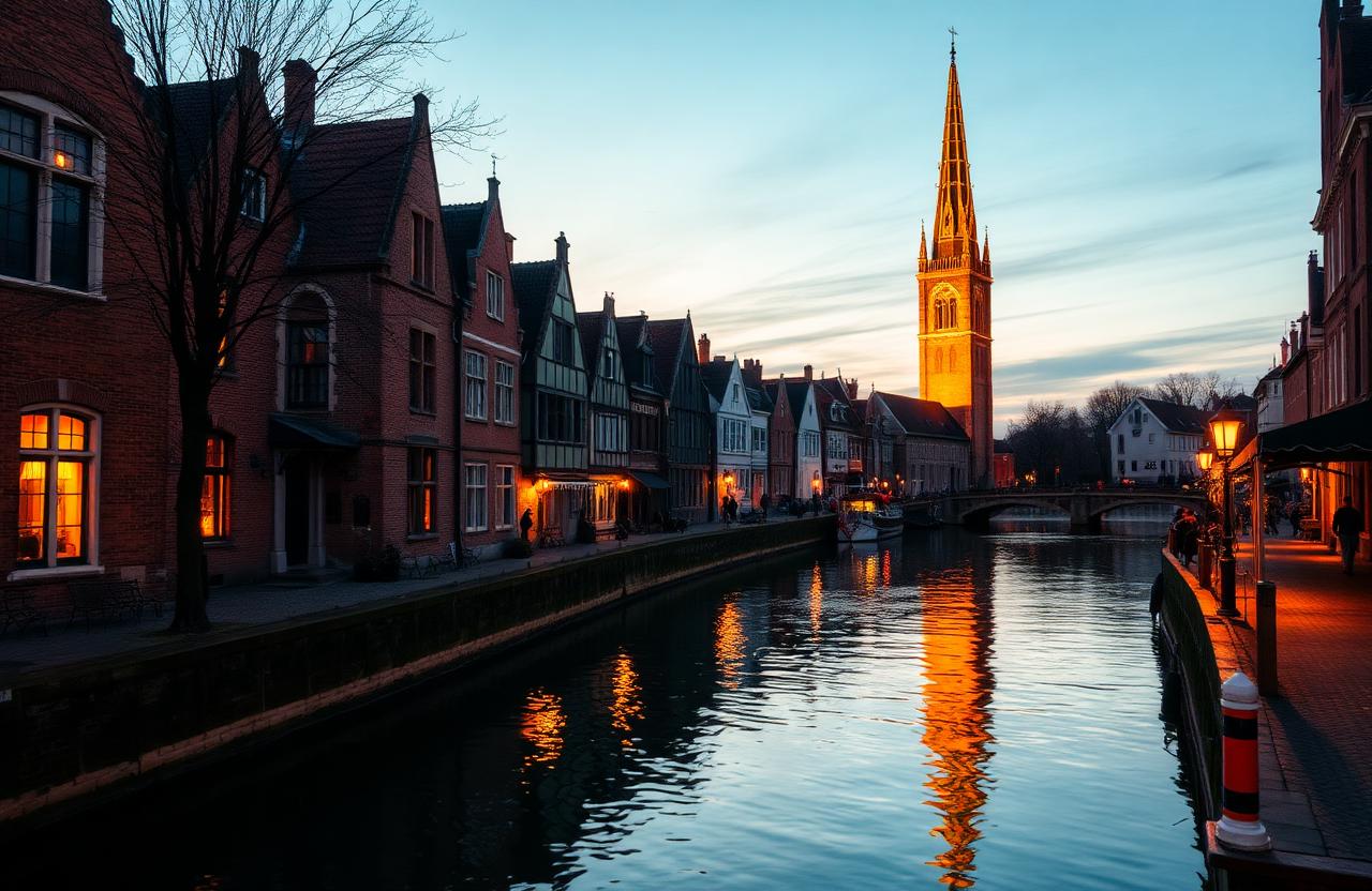 Belgium cinematic landscape