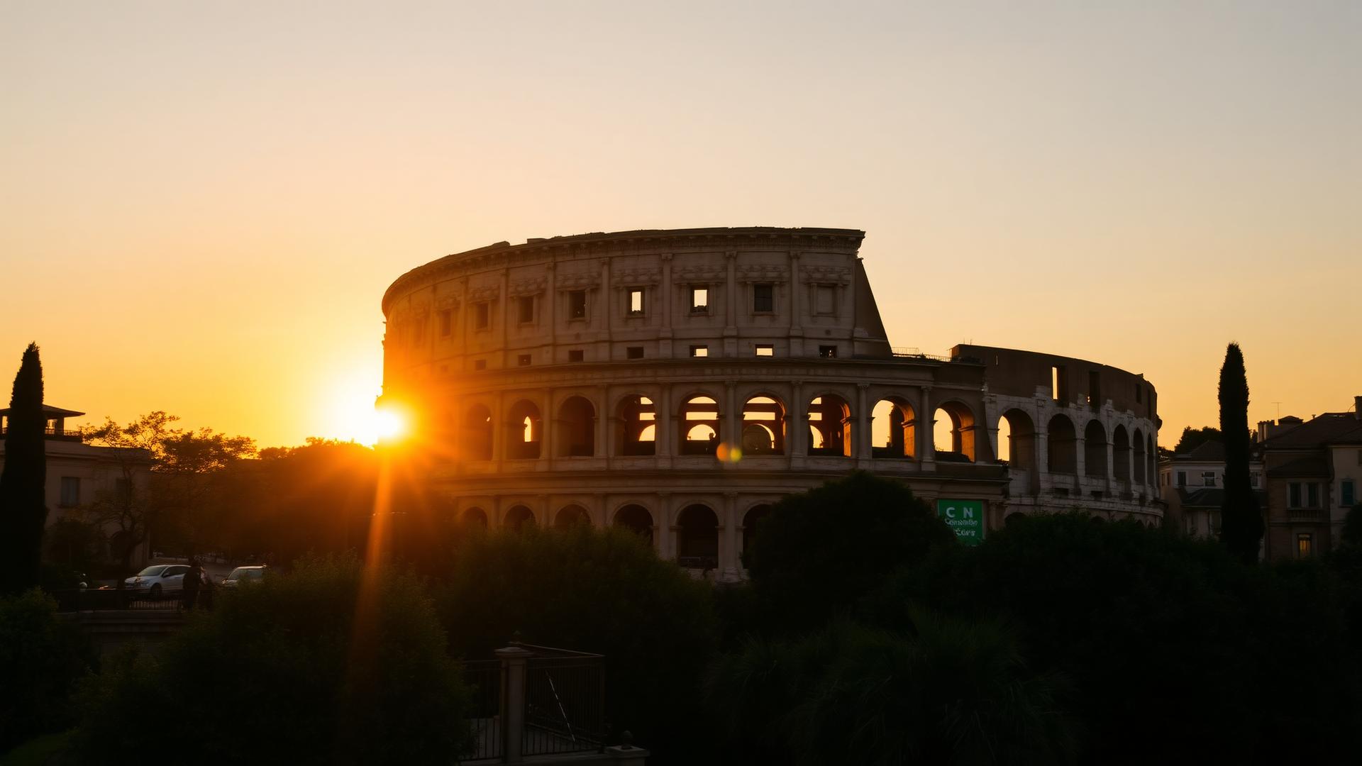 Milan, Italy cinematic landscape