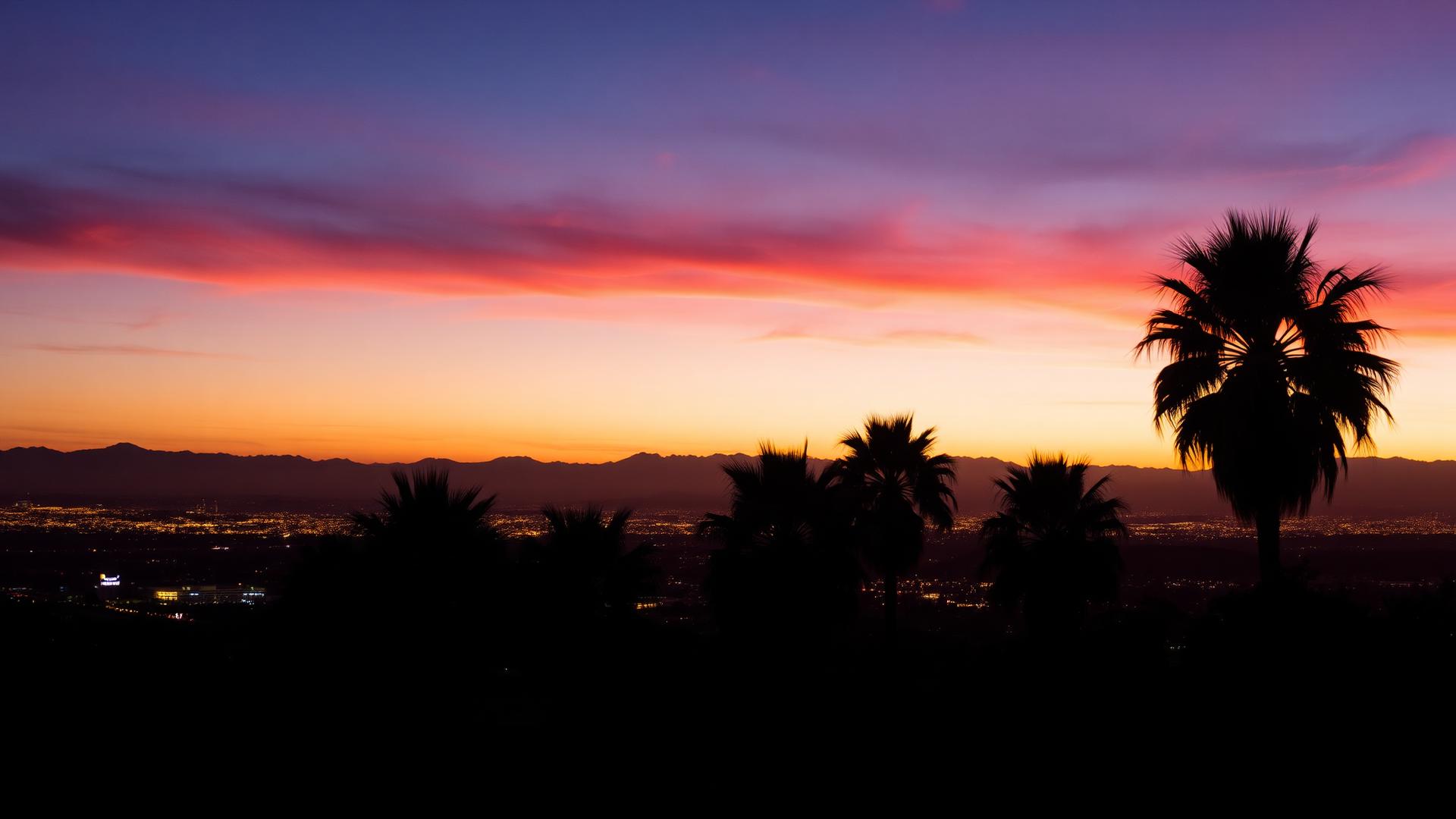 Los Angeles International Airport cinematic view