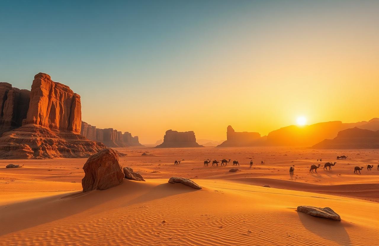 Saudi Arabia cinematic landscape